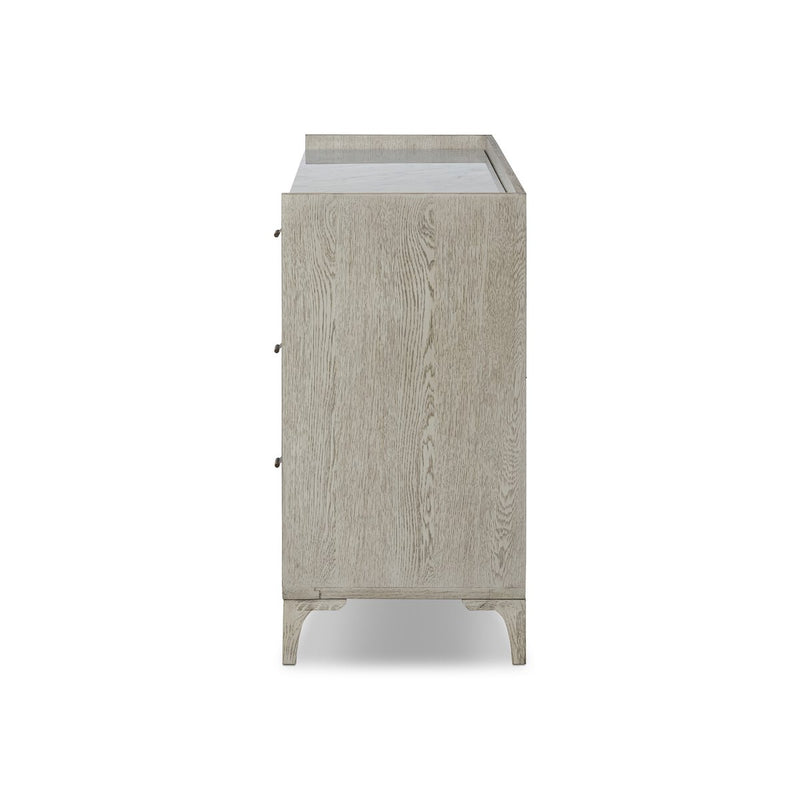 Viggo 6 Drawer Dresser - Vintage White Oak