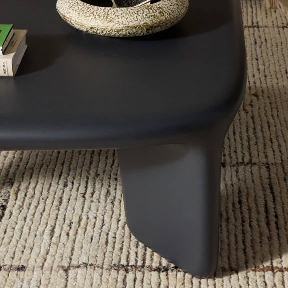 Dante Coffee Table - Black Concrete