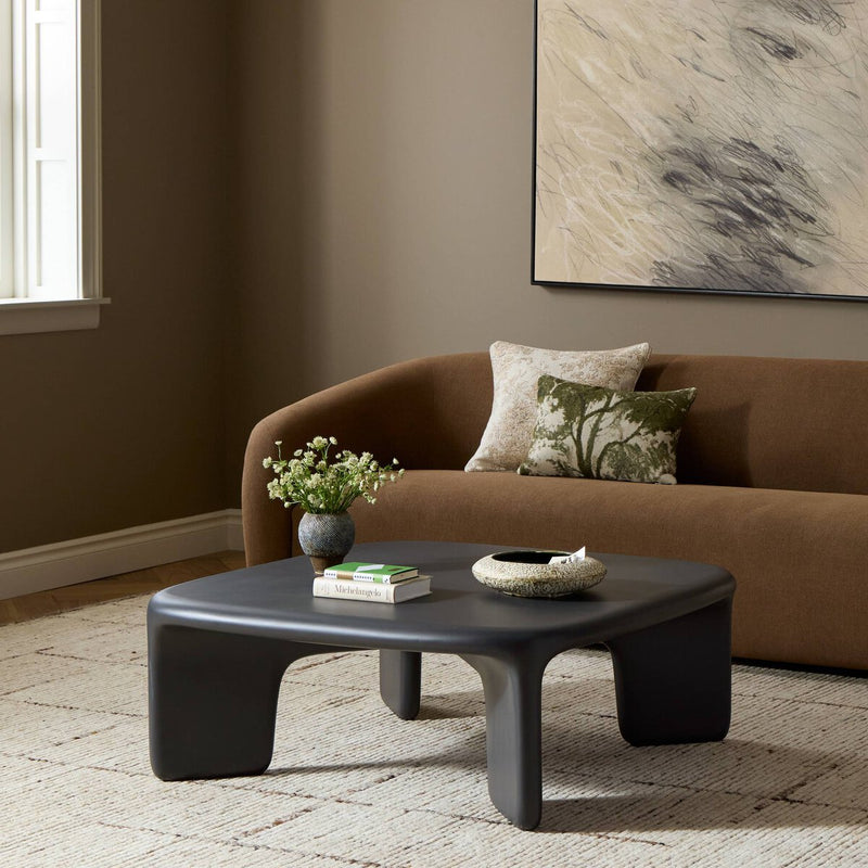 Dante Coffee Table - Black Concrete