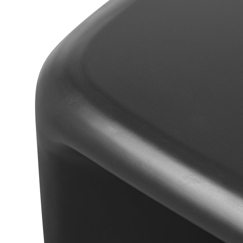 Dante End Table - Black Concrete