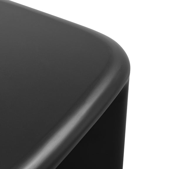 Dante End Table - Black Concrete