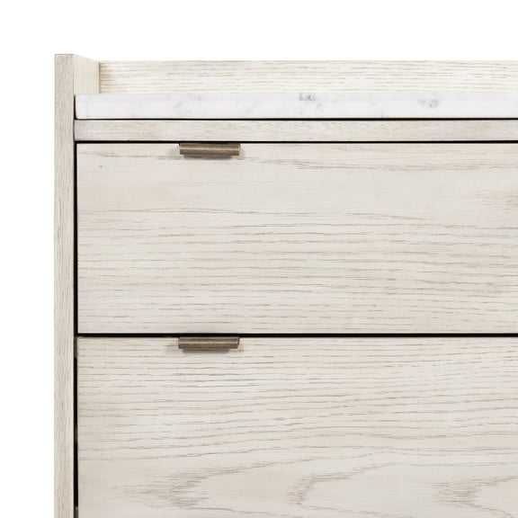Viggo Tall Dresser - Vintage White Oak