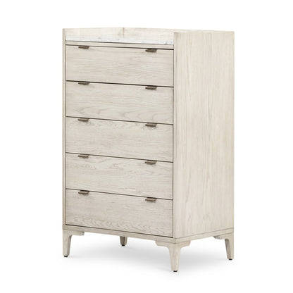 Viggo Tall Dresser - Vintage White Oak