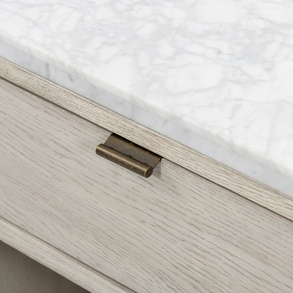 Viggo Nightstand - Italian White Marble