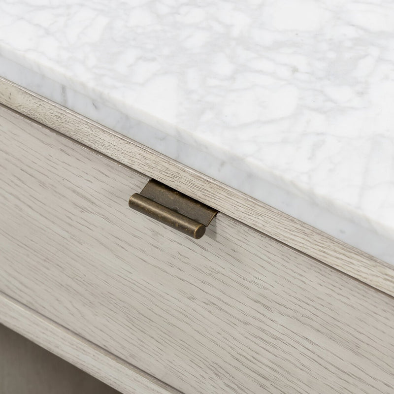 Viggo Nightstand - Italian White Marble
