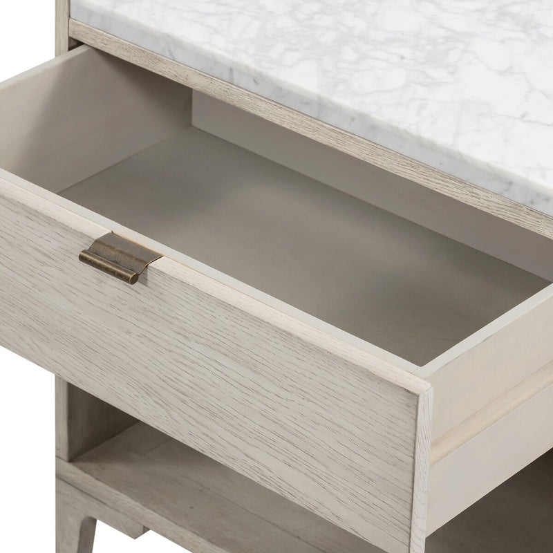 Viggo Nightstand - Italian White Marble