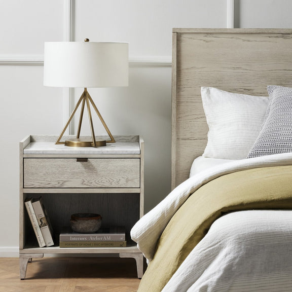 Viggo Nightstand - Italian White Marble