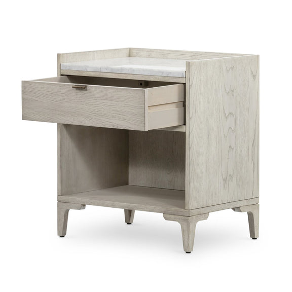 Viggo Nightstand - Italian White Marble