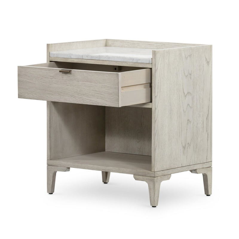 Viggo Nightstand - Italian White Marble