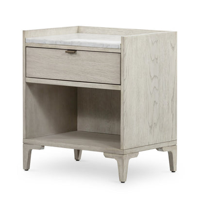 Viggo Nightstand - Italian White Marble