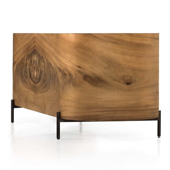 Lunas Executive Desk - Gold Guanacaste