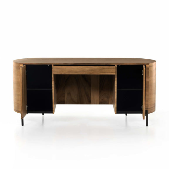 Lunas Executive Desk - Gold Guanacaste