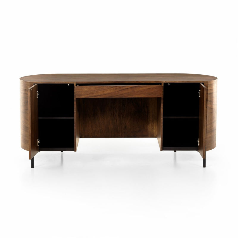Lunas Executive Desk - Caramel Guanacaste