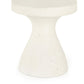 Koda Outdoor End Table - Textured White