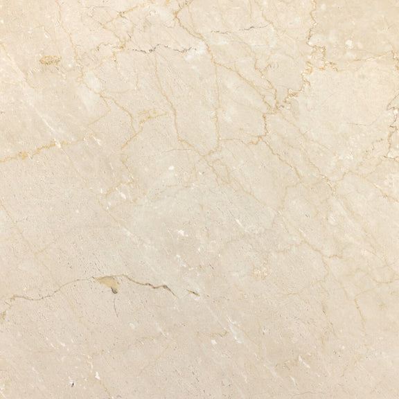 Belle Round Dining Table - Cream Marble