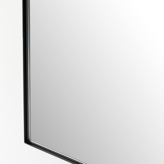 Georgina Small Mirror - Iron Matte Black