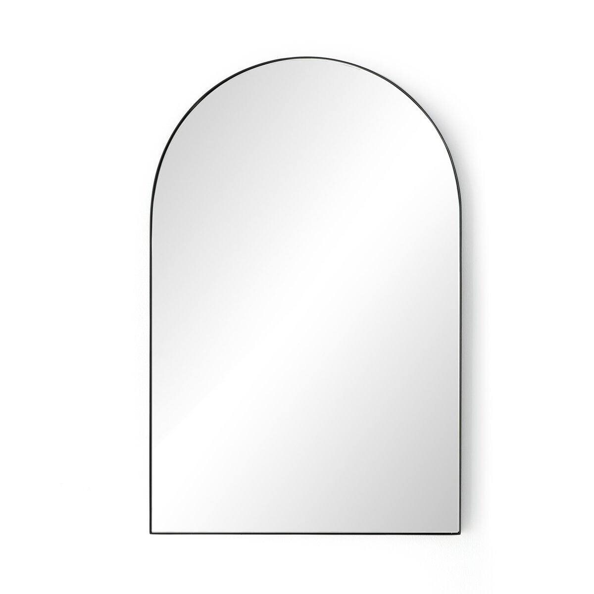 Georgina Small Mirror - Iron Matte Black