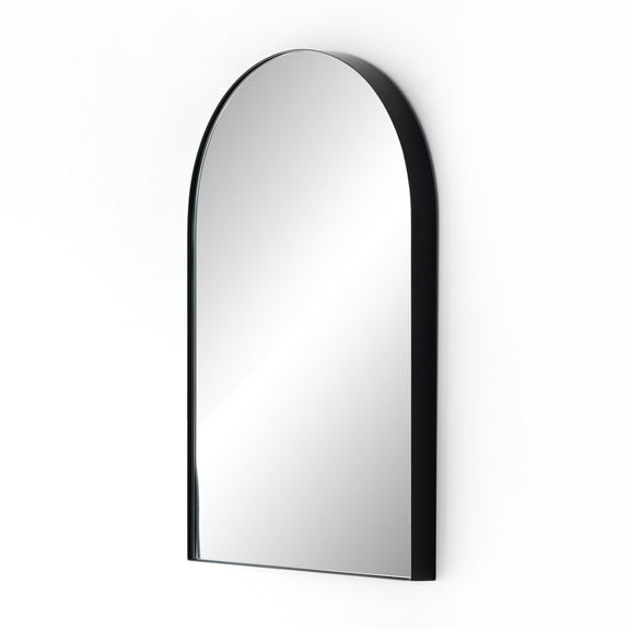Georgina Small Mirror - Iron Matte Black