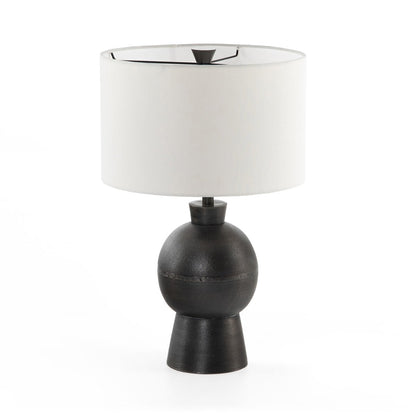 Kelita Table Lamp - Textured Black Aluminum