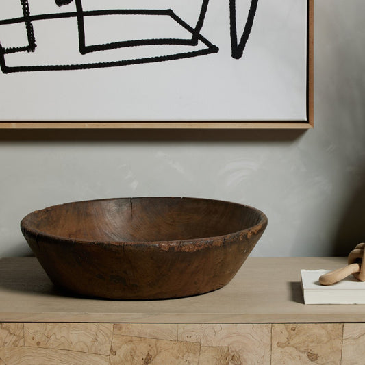Found Wooden Bowl - Reclaimed Natural