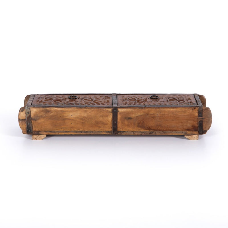Found Carved Box - Reclaimed Natural