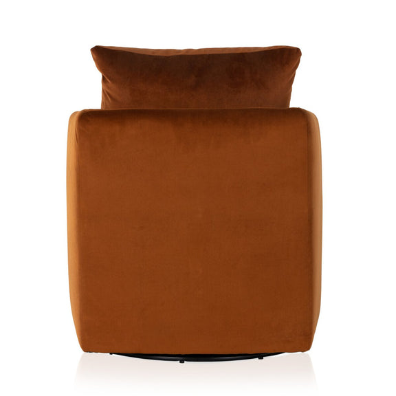 Whittaker Swivel Chair - Bleecker Rust