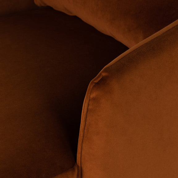 Whittaker Swivel Chair - Bleecker Rust