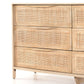 Sydney 6 Drawer Dresser - Natural Mango