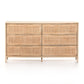 Sydney 6 Drawer Dresser - Natural Mango