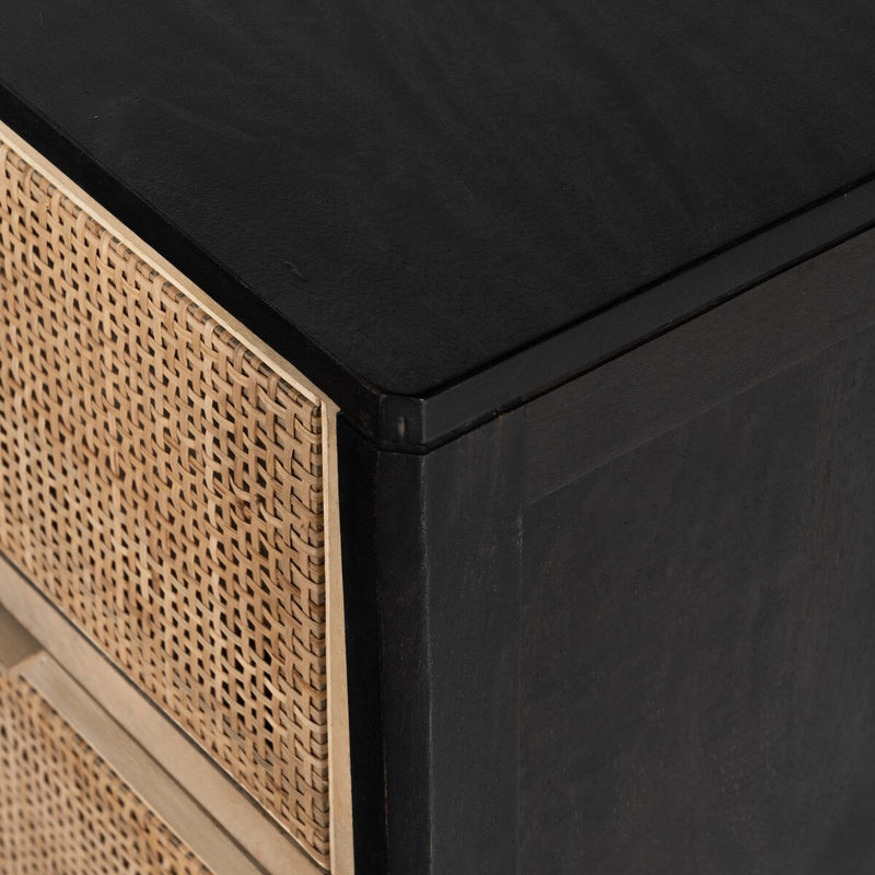 Sydney 6 Drawer Dresser - Black Wash