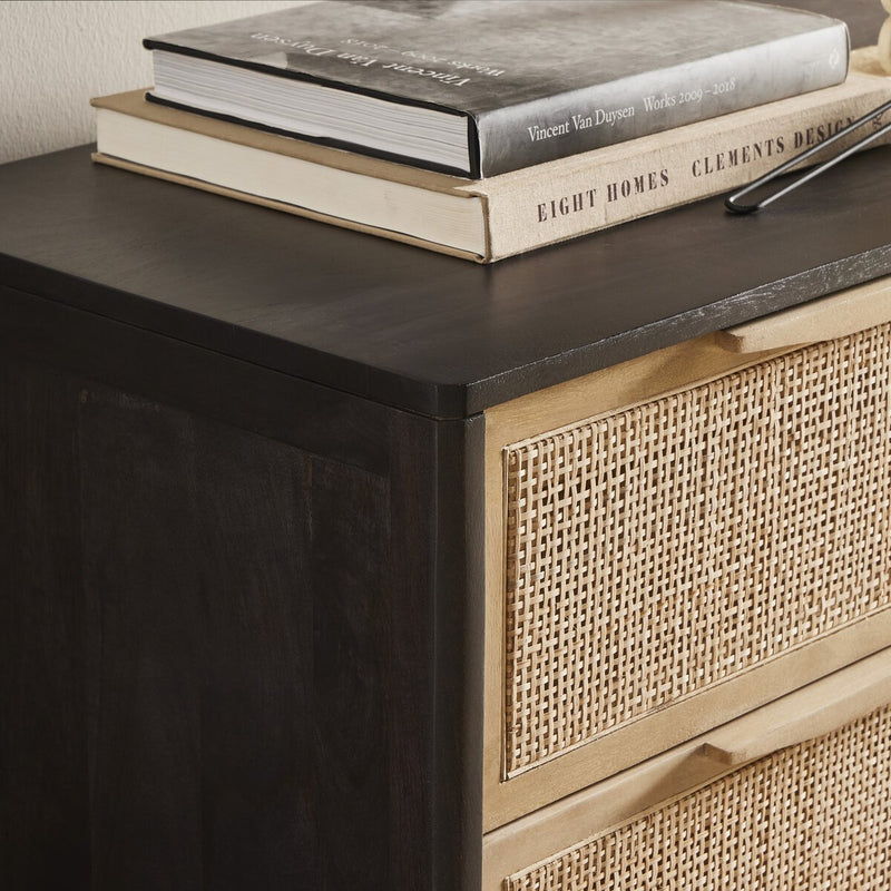 Sydney 6 Drawer Dresser - Black Wash