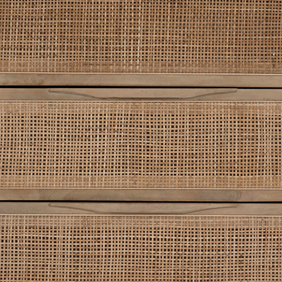 Sydney 6 Drawer Dresser - Black Wash