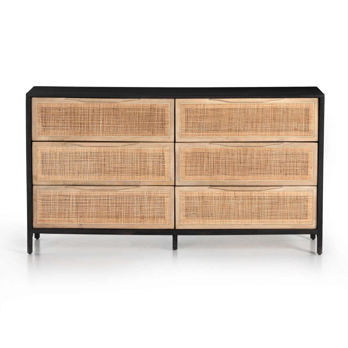 Sydney 6 Drawer Dresser - Black Wash