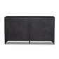 Sydney 6 Drawer Dresser - Black Wash & Black Cane