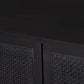 Sydney 6 Drawer Dresser - Black Wash & Black Cane