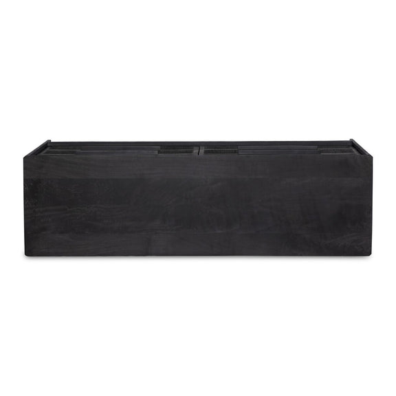 Sydney 6 Drawer Dresser - Black Wash & Black Cane