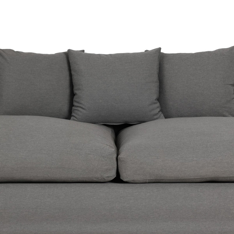 Dade Outdoor Slipcover Sofa - Venao Charcoal