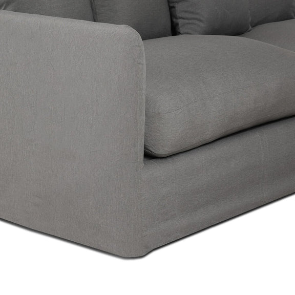 Dade Outdoor Slipcover Sofa - Venao Charcoal