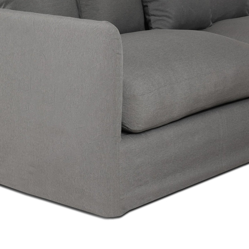 Dade Outdoor Slipcover Sofa - Venao Charcoal