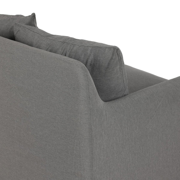 Dade Outdoor Slipcover Sofa - Venao Charcoal