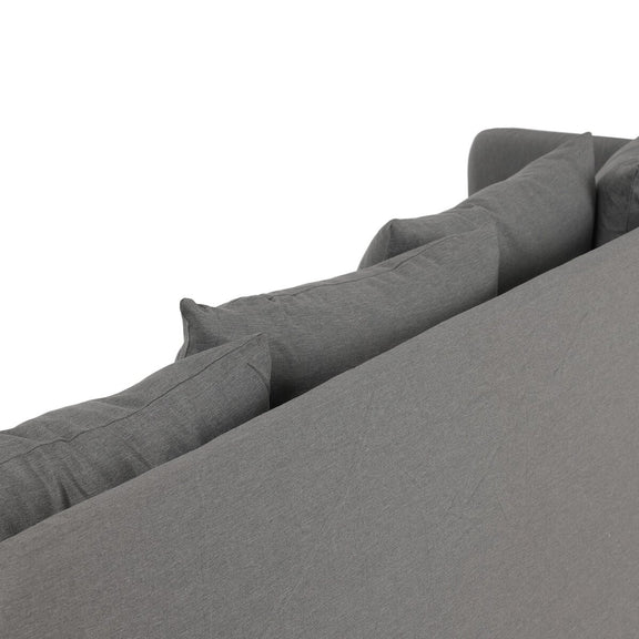 Dade Outdoor Slipcover Sofa - Venao Charcoal