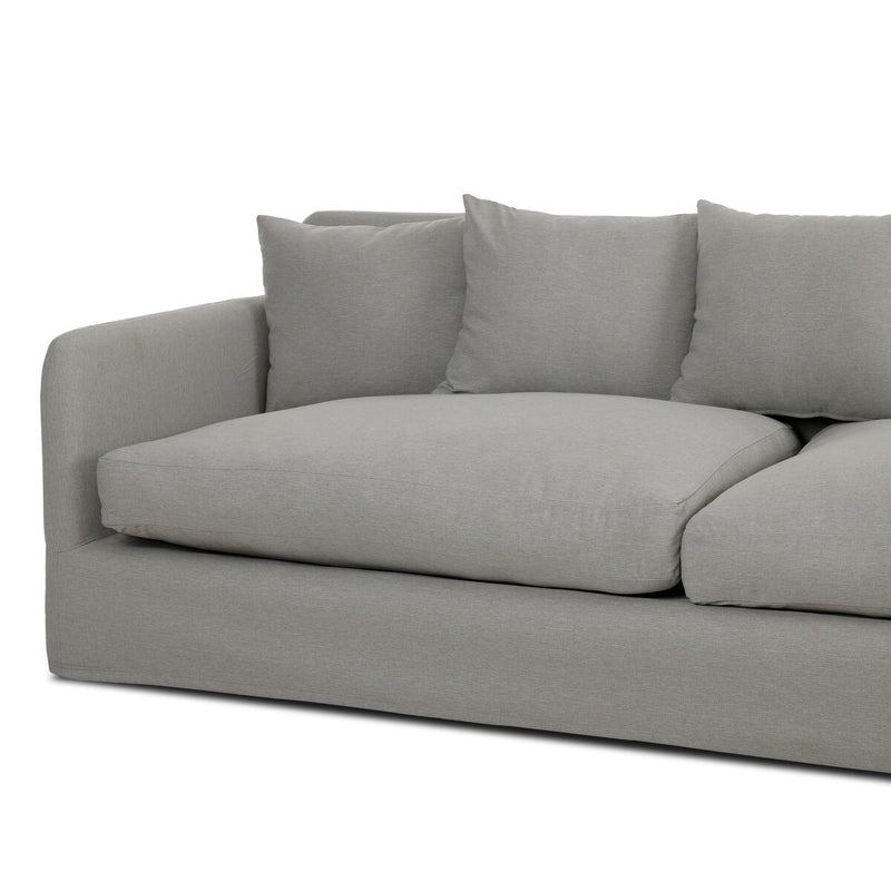 Dade Outdoor Slipcover Sofa - Venao Grey