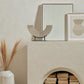 Sandstone Sculpture - Hammered Grey W/clear Powder Coat