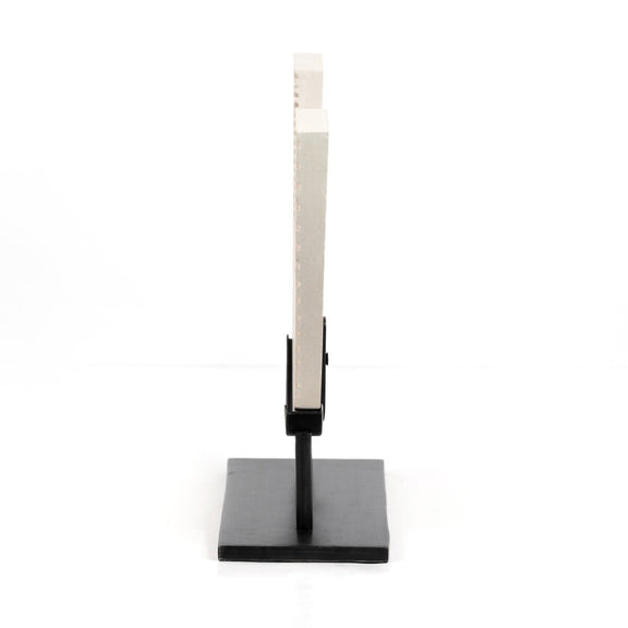 Sandstone Sculpture - Hammered Grey W/clear Powder Coat