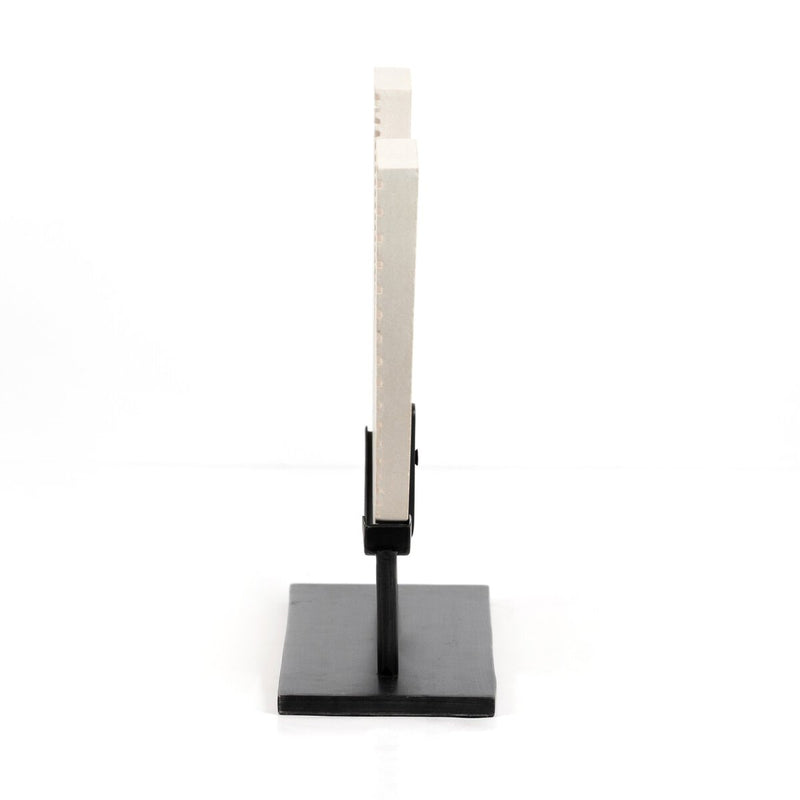 Sandstone Sculpture - Hammered Grey W/clear Powder Coat