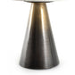 Armon End Table - Charcoal And White Marble