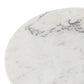 Armon End Table - Charcoal And White Marble