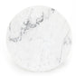 Armon End Table - Charcoal And White Marble
