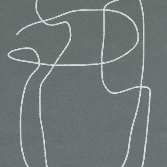 Line Abstract 2 by Dan Hobday - Natural Maple Floater