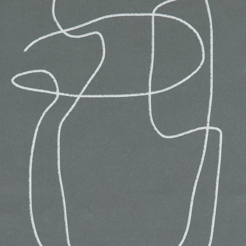 Line Abstract 2 by Dan Hobday - Natural Maple Floater